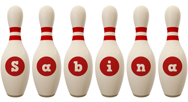 sabina bowling-pin logo