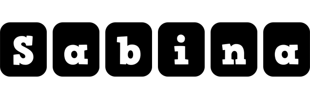 sabina box logo