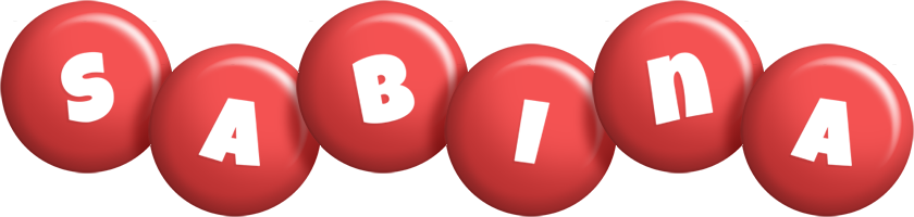 sabina candy-red logo