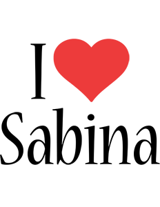 sabina i-love logo