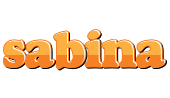 sabina orange logo