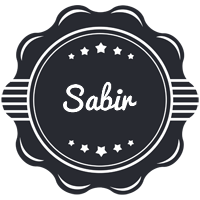 sabir badge logo