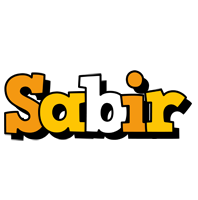 sabir cartoon logo