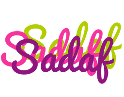 sadaf flowers logo