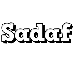 sadaf snowing logo