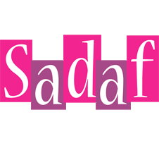 sadaf whine logo