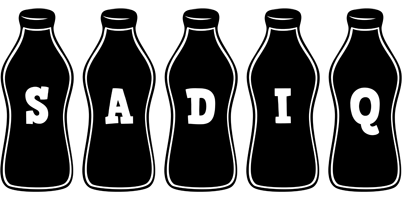 sadiq bottle logo