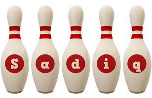 sadiq bowling-pin logo