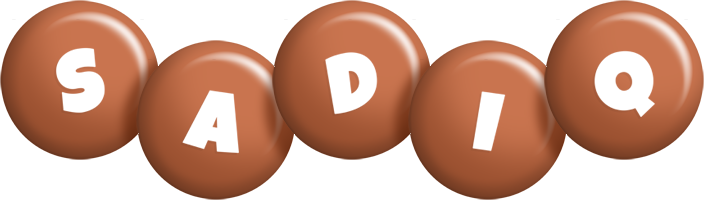 sadiq candy-brown logo