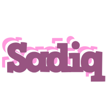 sadiq relaxing logo