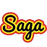 saga flaming logo