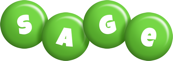 sage candy-green logo