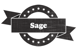 sage grunge logo