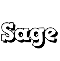 sage snowing logo