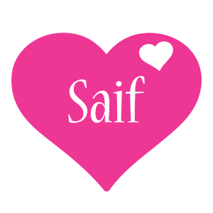 saif love-heart logo