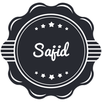 sajid badge logo