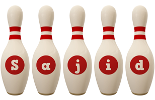 sajid bowling-pin logo