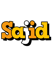 sajid cartoon logo