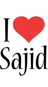 sajid i-love logo