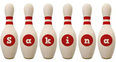 sakina bowling-pin logo