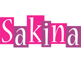 sakina whine logo