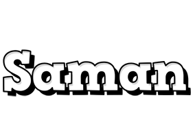saman snowing logo