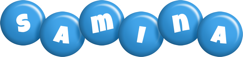 samina candy-blue logo