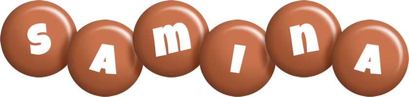 samina candy-brown logo