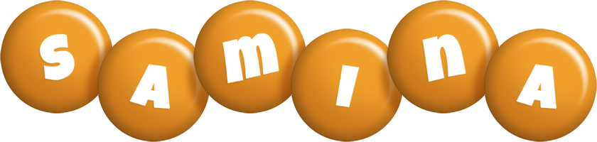 samina candy-orange logo