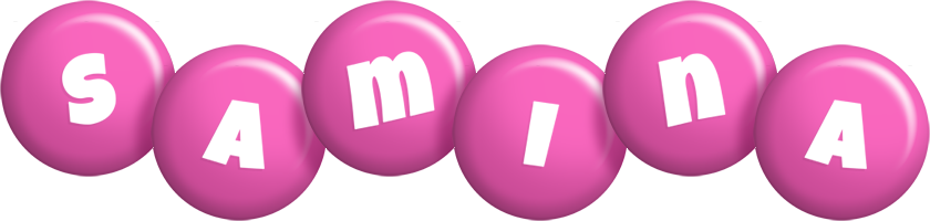 samina candy-pink logo