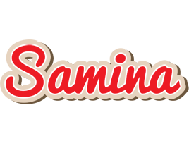 samina chocolate logo