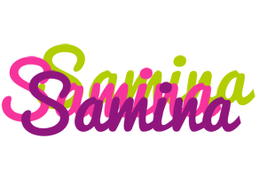 samina flowers logo