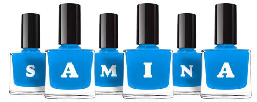 samina glossy logo