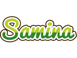 samina golfing logo