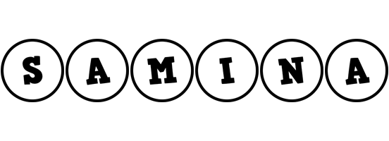 samina handy logo