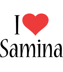 samina i-love logo