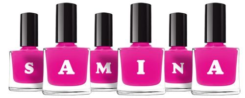 samina nails logo