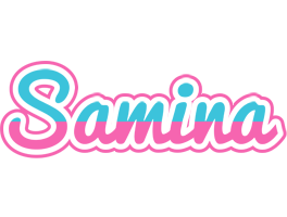 samina woman logo