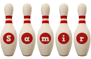 samir bowling-pin logo