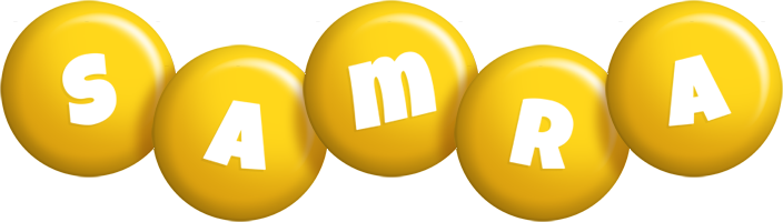 samra candy-yellow logo