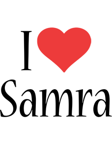 samra i-love logo