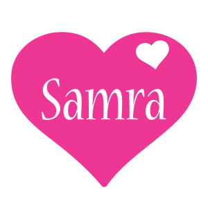 samra love-heart logo