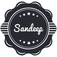 sandeep badge logo