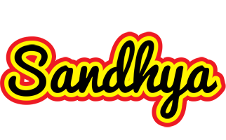 sandhya flaming logo