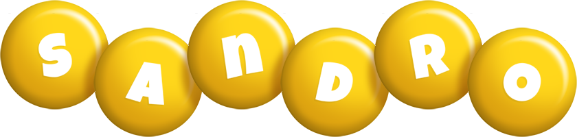 sandro candy-yellow logo