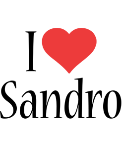 sandro i-love logo