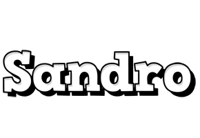 sandro snowing logo