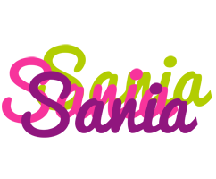 sania flowers logo