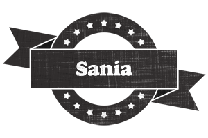 sania grunge logo