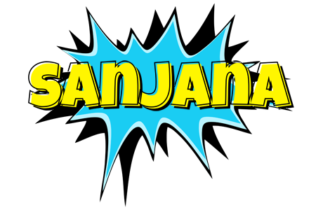 sanjana amazing logo